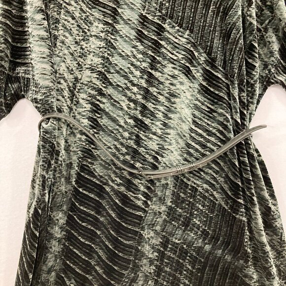 NWT New York & Company size XL Velvet Belted Feminine Elegant Dress Evening - Picture 5 of 11